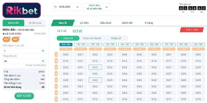 Bao Lô Rikbet - Hình Thức Chơi Xổ Số Phổ Biến 3 Hướng dẫn tham gia bao lô tại Rikbet