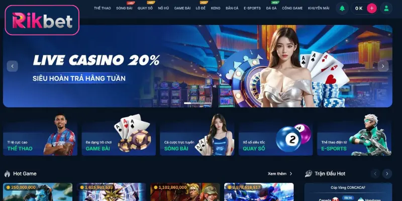 Rikbet - Sân Chơi Cá Cược Online Đẳng Cấp Châu Á 2025 11 Khám phá kho game đỉnh cao tại Rikbet